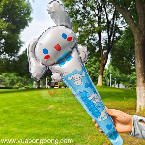 Bong bóng CINNAMOROLL baby thanh cây gậy tay cầm dài